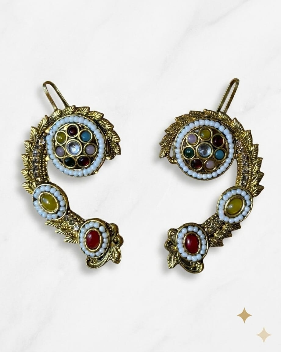 Mosaic Vine Ear Cuffs