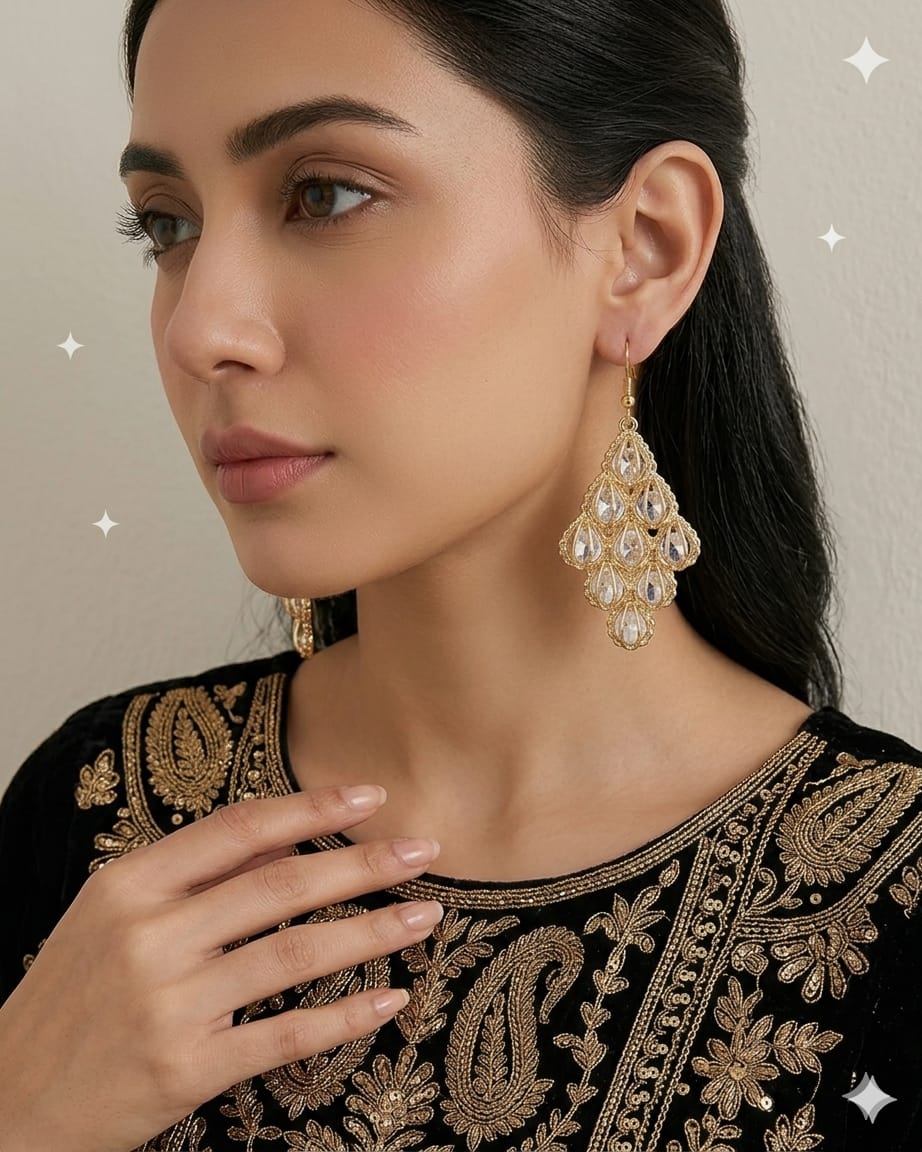 Gilded Cage Chandelier Earrings