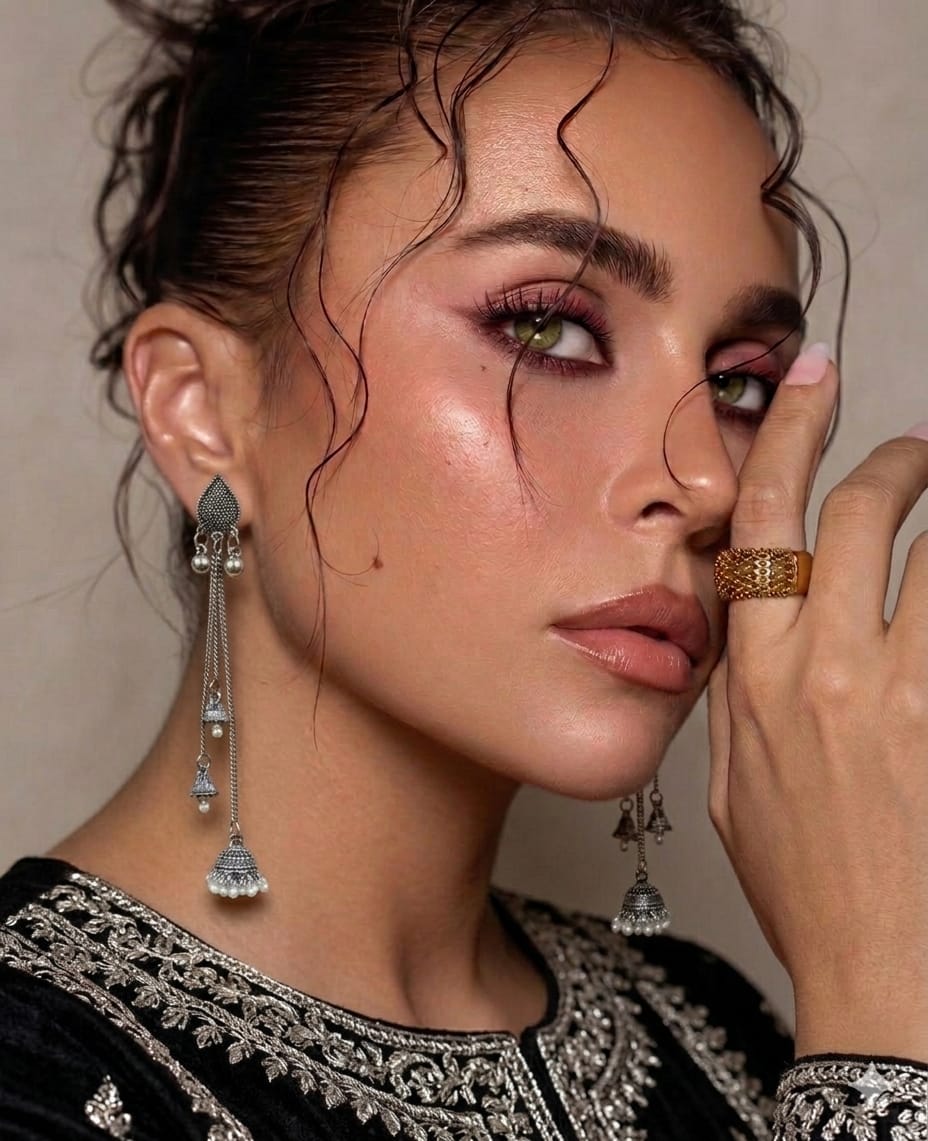 Nomad Echo Jhumka Earrings