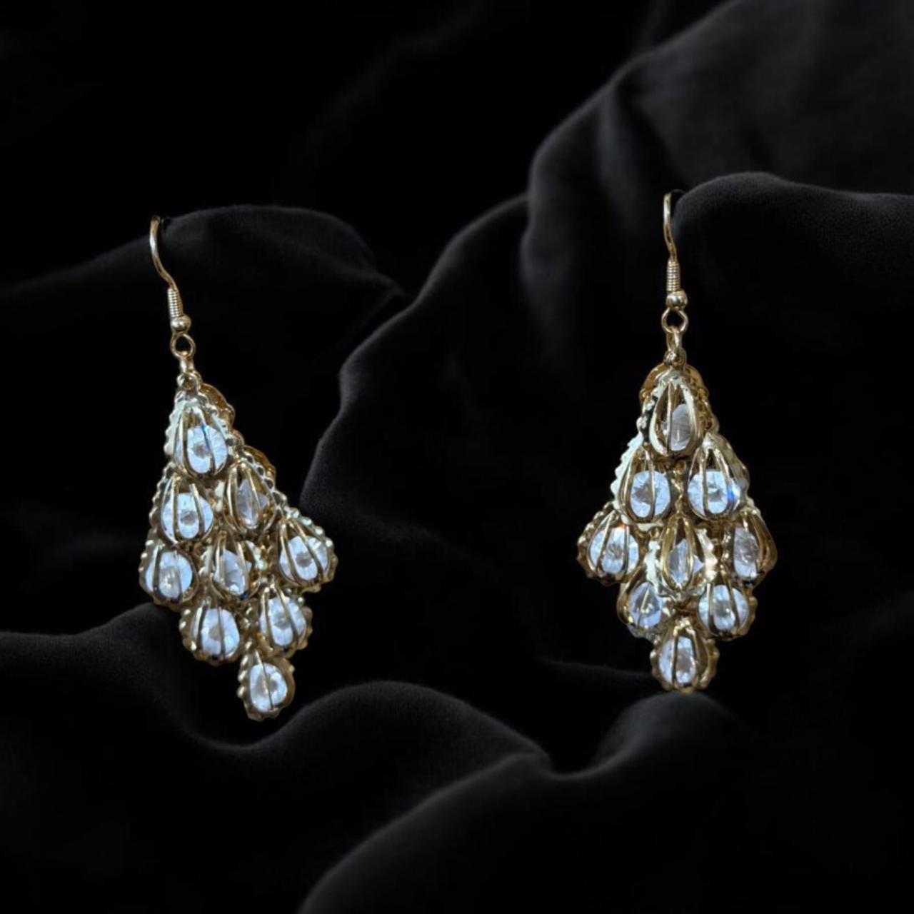 Crystal Cascade Earrings